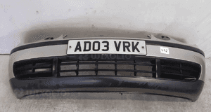Zderzak przód przedni vw volkswagen polo 9N LA7W srebrny 1