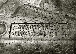 OSŁONA PIANKA KOŁA ZAPASOWEGO SKODA SUPERB III 3 3V 15- 3