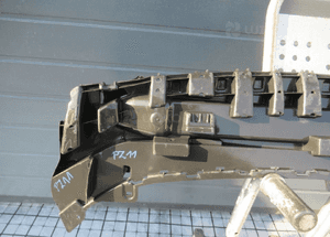 Osłona zderzaka płyta pod zderzak ford fiesta MK7 st lift 2012-2017 2