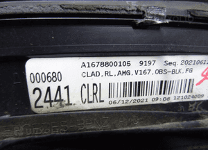 Listwa błotnika mercedes gle W167 amg A1678800105 8