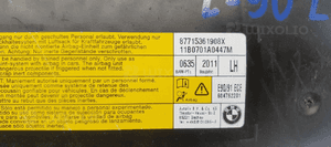 Poduszka fotela kierowcy lewa AIRBAG BMW 3 E90 604762201 4