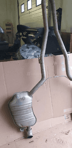 Tłumik końcowy wydech tłumiki Audi A8 D3 4.2 TDI 4E0253611AE 4E0253612M 2