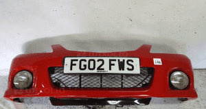 Zderzak przód przedni do mazda 323 czerwony A3E halogeny 1