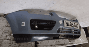 Zderzak przód przedni ford focus MK.2 ii Z3 błękitny  halogeny 4