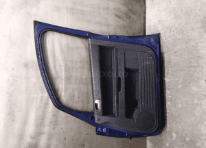 / DRZWI PRZÓD PRZEDNIE PRAWE MITSUBISHI COLT 6 VI NIEBIESKIE BŁĘKITNE 5D 5 DRZWI HB 4