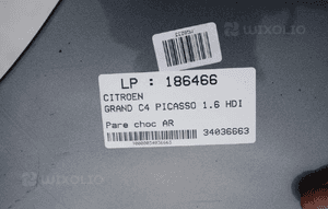 Citroen C4 grand picasso zderzak tylny tył 6
