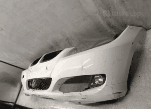 Zderzak przód przedni bmw E90 E91 lift fl alpinweiss biały halogeny 3