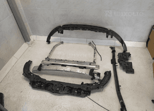 Range rover evoque L551 pas przedni absorber belka rozpórka wzmocnienie pasa prawy lewy wspornik pasa przedniego strefa zgniotu oryginał komplet 2