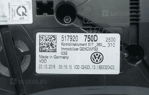 Licznik zegary vw sportsvan 517 49078KM 517920750D 8