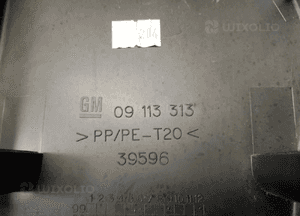 Zaślepka obudowa lusterka lewa Opel Corsa C 09113313 6