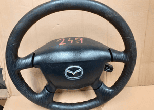 #KIEROWNICA MAZDA PREMACY 99-01r MULTI MULTIFUNKCJA CZARNA SKÓRA SKÓRZANA (Lok. 249) 1