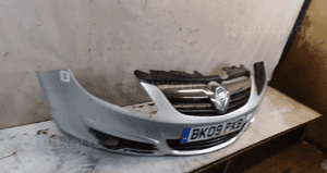 Zderzak przód przedni opel corsa d Z157 srebrny halogeny 3