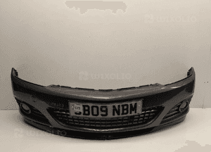 Zderzak przód przedni opel astra h 3 iii gtc Z177 szary grafitowy halogeny 1