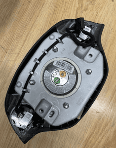 MERCEDES S 221 CL 216 poduszka air bag kierowcy skórzna czarna szyta skora 5
