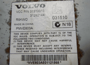 Volvo XC70 iii wzmacniacz radia audio 31310010 7