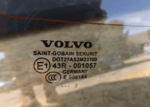 Szyba tylna tył volvo S80 ii 2 sedan 2006-2016 3