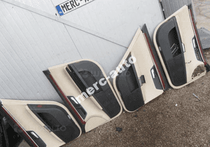 MERCEDES S 221 DESIGNO boczki tapicerki drzwi boczek skóra