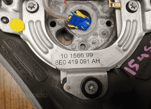 Kierownica Trzy 3 Ramienna Swing Air Bag Poduszka Skora Przyciski Zmiany Biegow AUDI A4 B6 B7 17