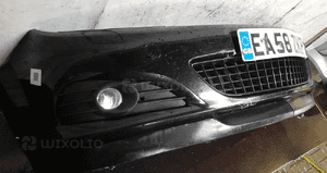 Zderzak przód przedni opel astra h 3 iii gtc kod koloru Z20R czarny halogeny 7