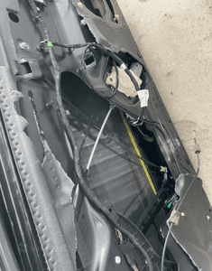 mercedes cl 216 drzwi prawe lewa szyba zamek lusterko 20 pin czarne c197 8