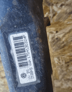 AMORTYZAOTR ZWROTNICA PRAWA LEWA VW GOLF PLUS 6