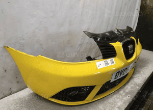 Zderzak przód przedni seat ibiza 3 iii 6L lift fl LS1A żółty halogeny 5