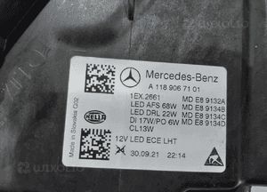 Mercedes CLA W118 Lampa Multibeam LED Lewa - 13142 8