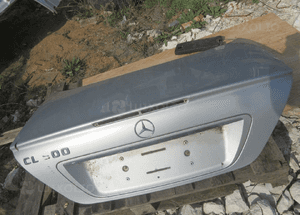 MERCEDES CL 215 klapa tył tylna srebrna 1