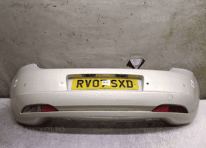 Zderzak tył tylny fiat grande punto 249 biały pdc czujniki 2