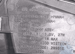 Dodge journey 14- fiat freemont 11- lampa prawa tył tylna 7