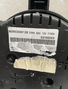 Licznik zegary fiat 500 52105243 org fv 6
