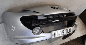 Zderzak przód przedni do peugeot 207 urban move halogeny ezrc srebrny 4