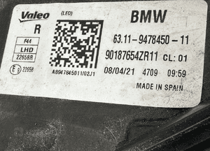 Lampa bmw 2 F44 led 9478450 8