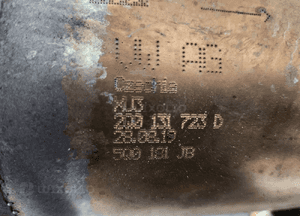Skoda audi vw iii 1.0TFSI katalizator filtr fap dpf 5Q0181JB 5Q0178KC 3