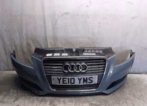^ ZDERZAK PRZÓD PRZEDNI AUDI A3 8P DRUGI LIFT 2 FL LY5J BŁĘKITNY MORSKI 1