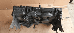 Pas przedni komplet chłodnice Peugeot 407 2.0 HDI 9646474780 9645586780 2
