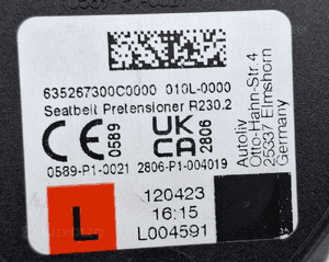 BMW F48 LIFT Pas bezpieczeństwa Lewy Przód 7401713 635267300C 6