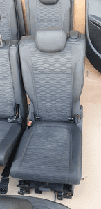 Fotele komplet kanapa pół skóra fotele boczki Opel Zafira C 6