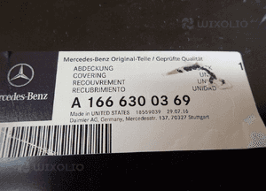 NADKOLE WNĘKA LEWY TYŁ MERCEDES W166 NAKŁADKA 6
