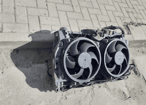 Peugeot 407 Citroen C5 2.7 HDI DIESEL pas przedni chłodnica wody wentylator KOMPLET ! 2