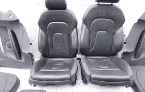 FOTELE SIEDZENIA SKÓRA EL GRZANE AUDI A5 8T COUPE 5