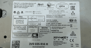 Skoda kodiaq superb iii czytnik nawigacji multimedia MIB3 3V0035816H 6