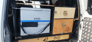 zabudowa bagażnika land rover discovery lodówka 1