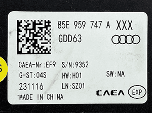 Audi Przycisk fotela 85E959747A 4