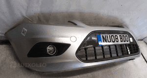 Zderzak przód przedni ford focus MK.2 2 ii lift fl 03 srebrny halogeny 4