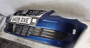 Zderzak przód przedni volkswagen touran lift fl   LD5Q granatowy 3