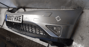 } ZDRZAK PRZÓD PRZEDNI HONDA CIVIC VIII 8 UFO NH700M SREBRNY SPRYSKIWACZE LAMP XENON HALOGENY 3