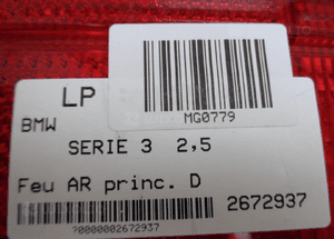 Lampa tylna prawa lewa europa bmw 3 E36 4