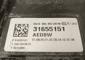 Lampa prawa prawy full led volvo S90 V90 ii 16- 5