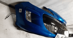 Zderzak przód przedni peugeot 308 spryskiwacze xenon halogeny kmfd niebieski 2